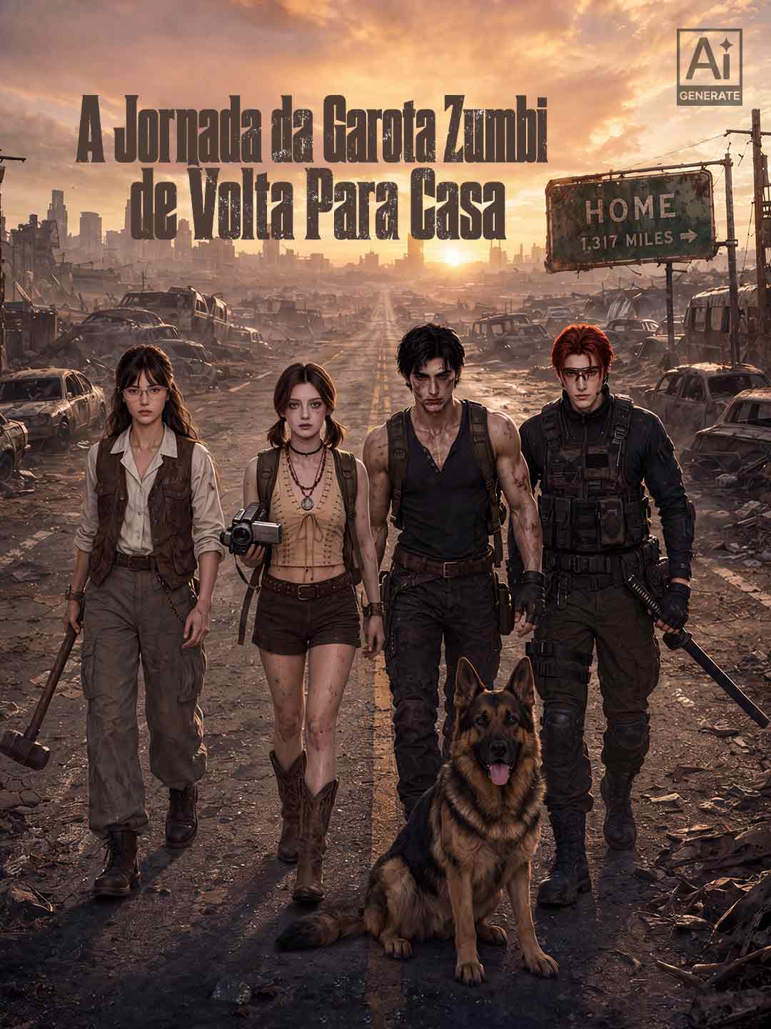Episódio 5 de A Jornada da Garota Zumbi de Volta Para Casa