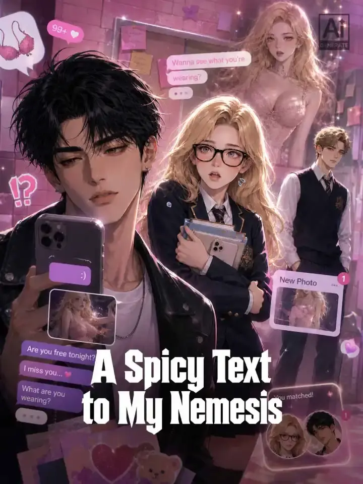 Cover of the miniseries A Spicy Text to My Nemesis