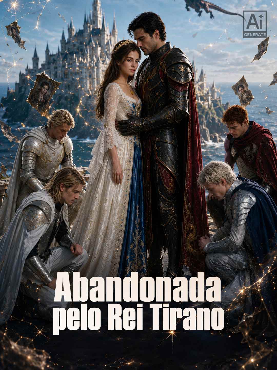 Capa da minissérie Abandonada pelo Rei Tirano