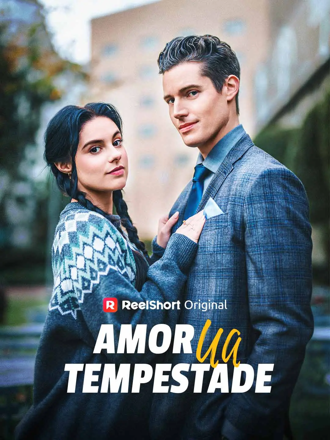 Capa da minissérie Amor na Tempestade
