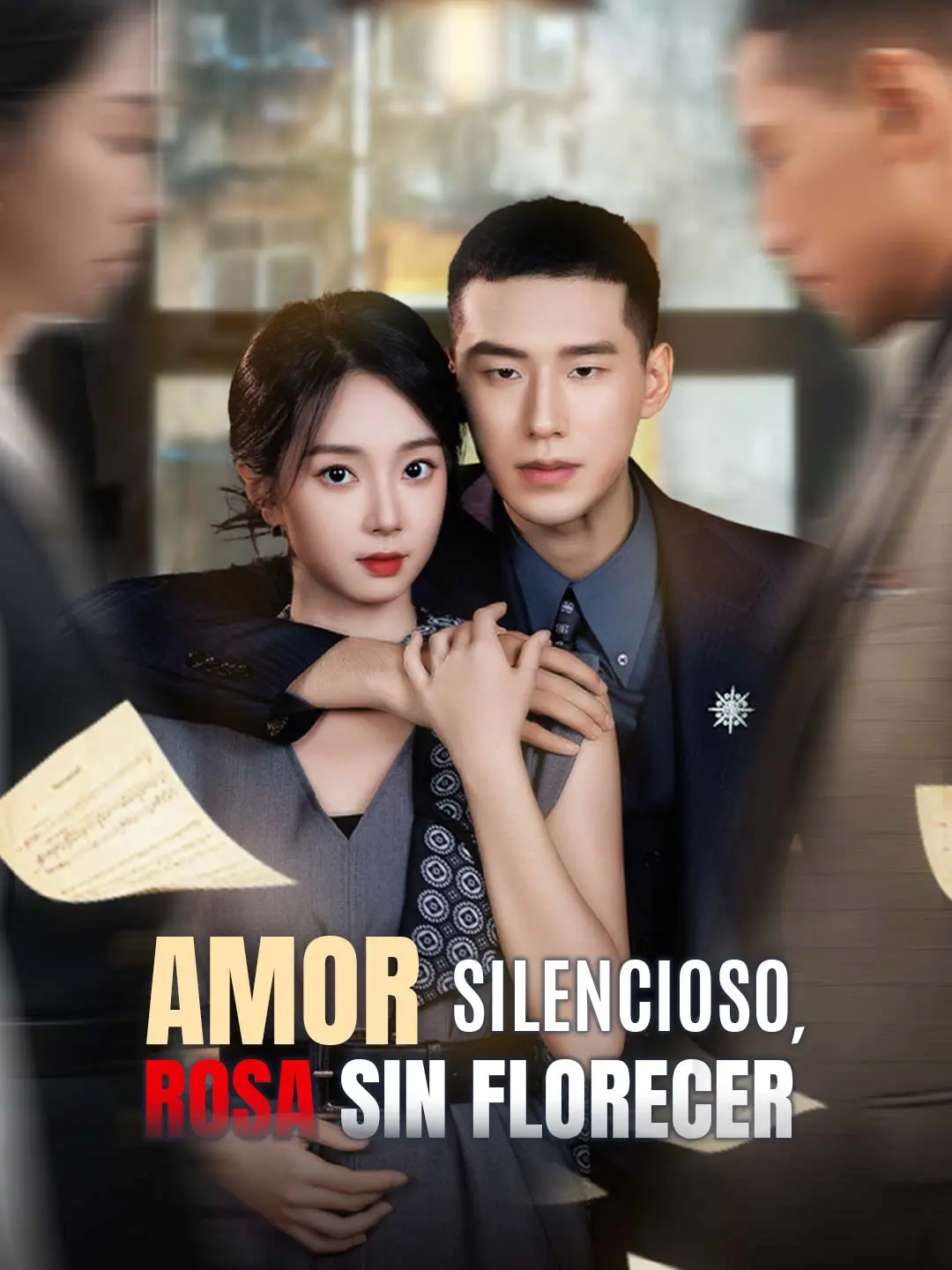 Portada de la miniserie Amor silencioso, rosa sin florecer