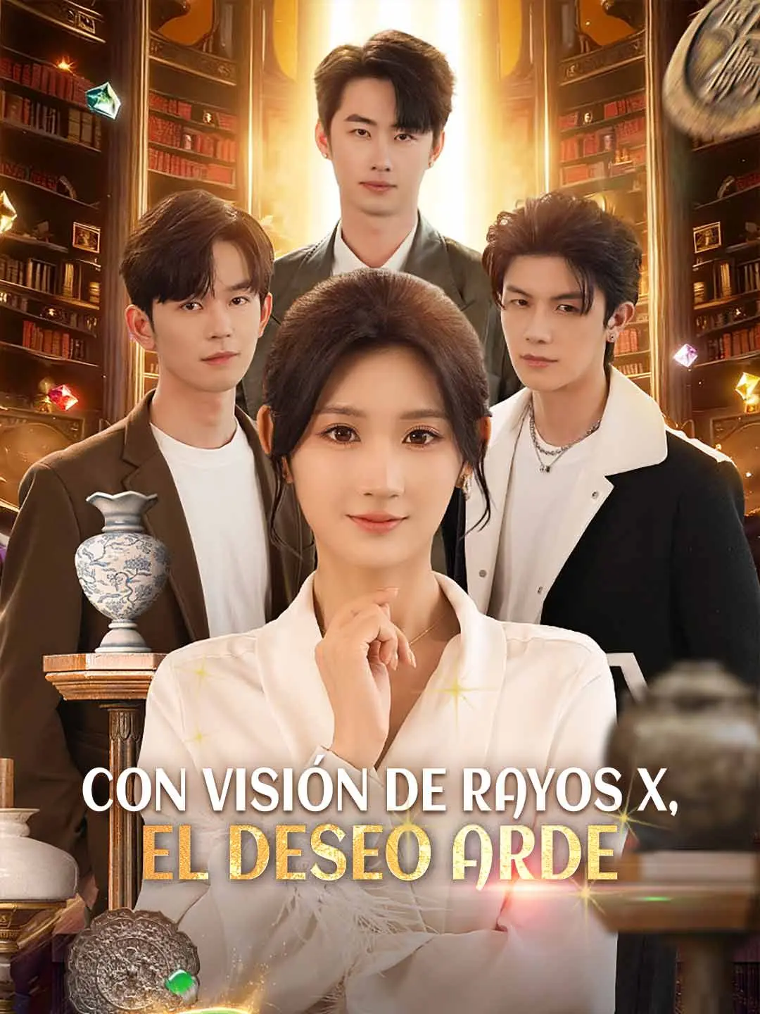 Portada de la miniserie Con visión de rayos X, el deseo arde