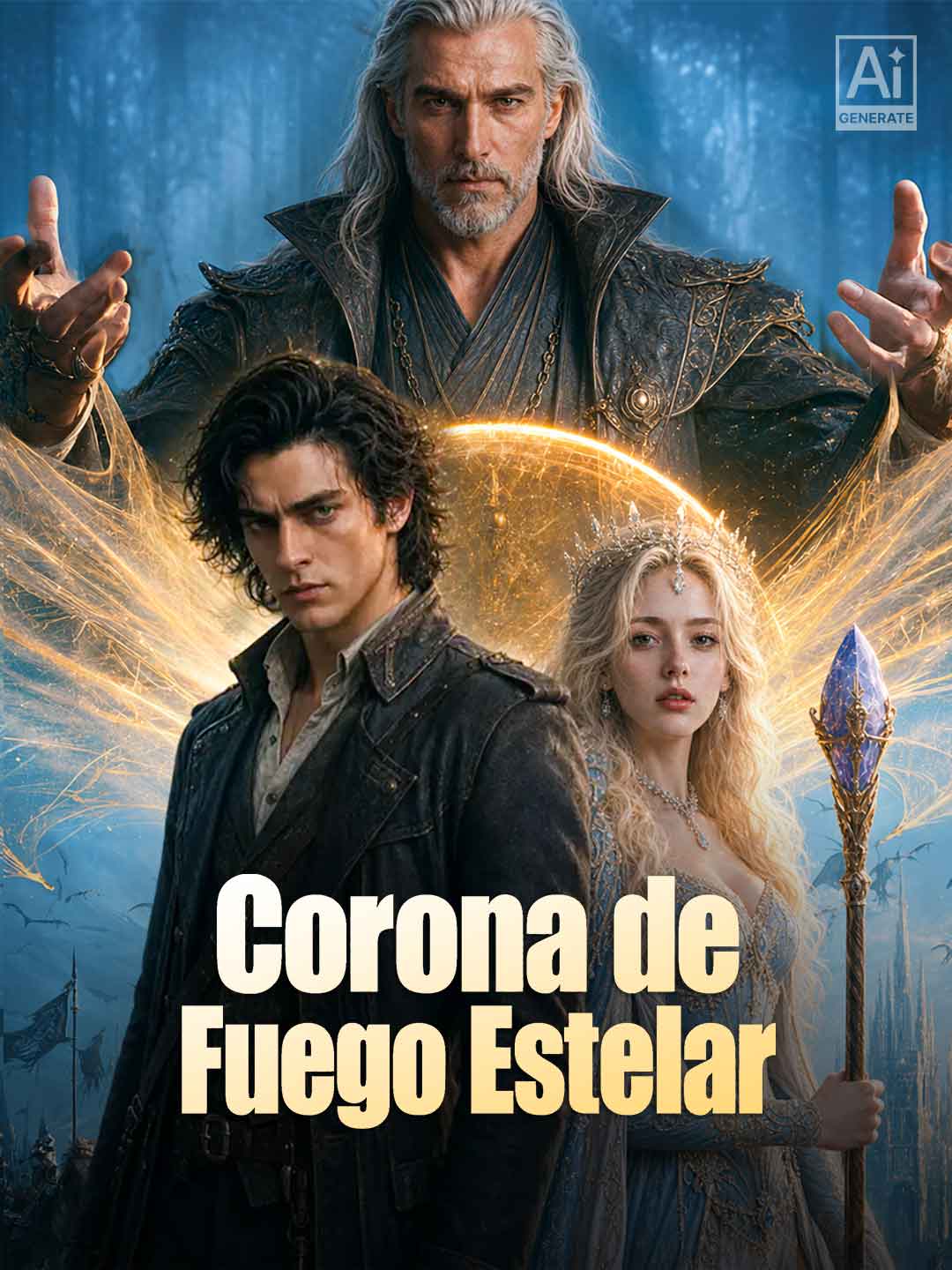 Portada de la miniserie Corona de Fuego Estelar