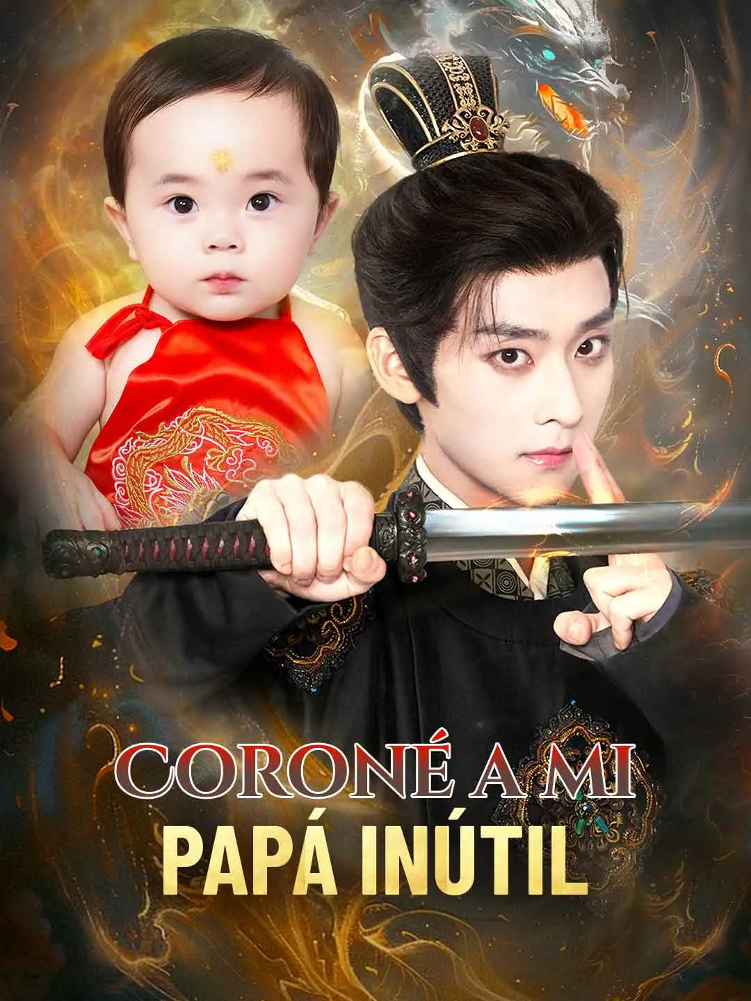 Portada de la miniserie Coroné a mi papá inútil