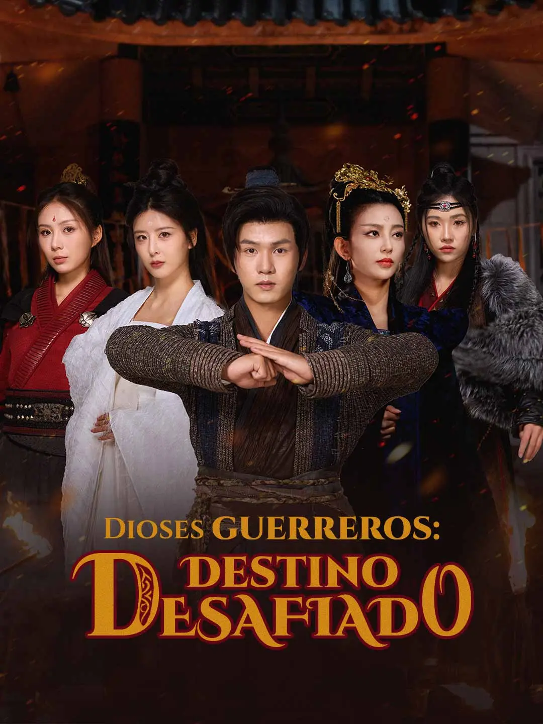 Portada de la miniserie Dioses guerreros: Destino desafiado