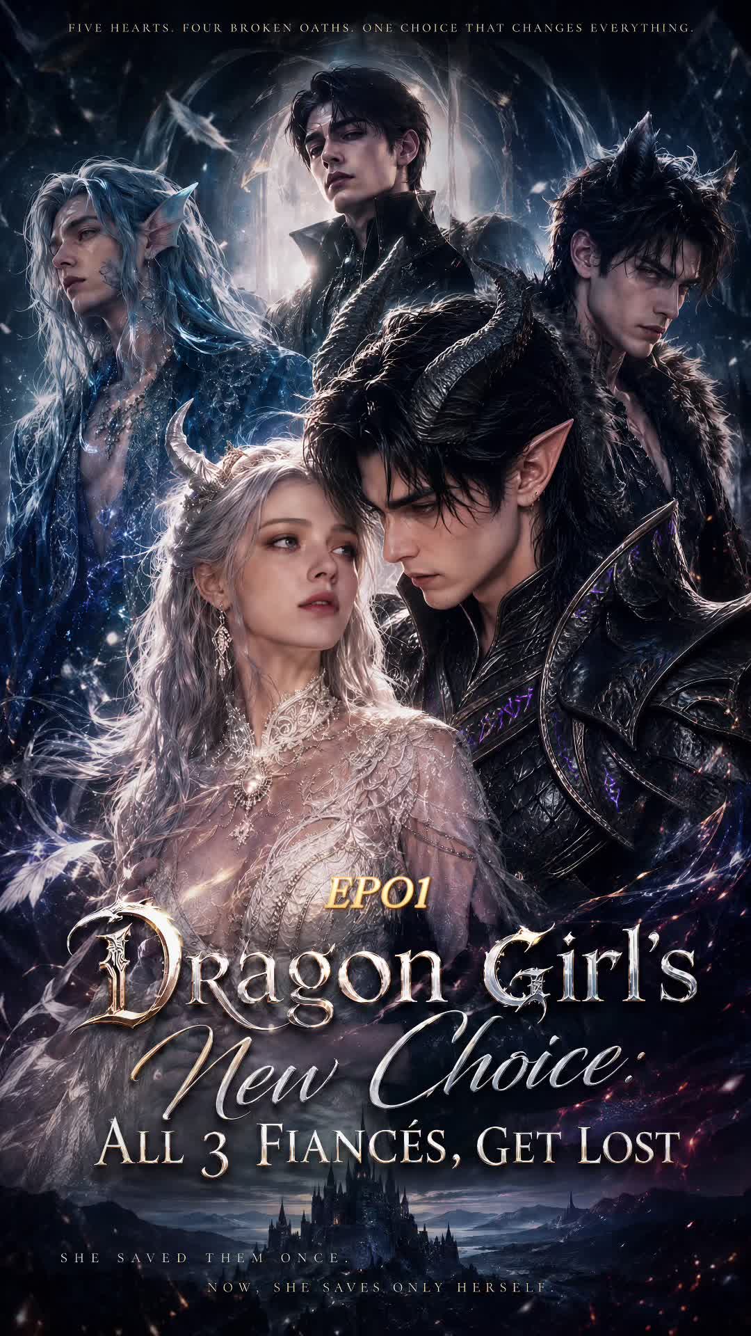 Episode 1 of Dragon Girl's New Choice: All 3 Fiancés, Get Lost