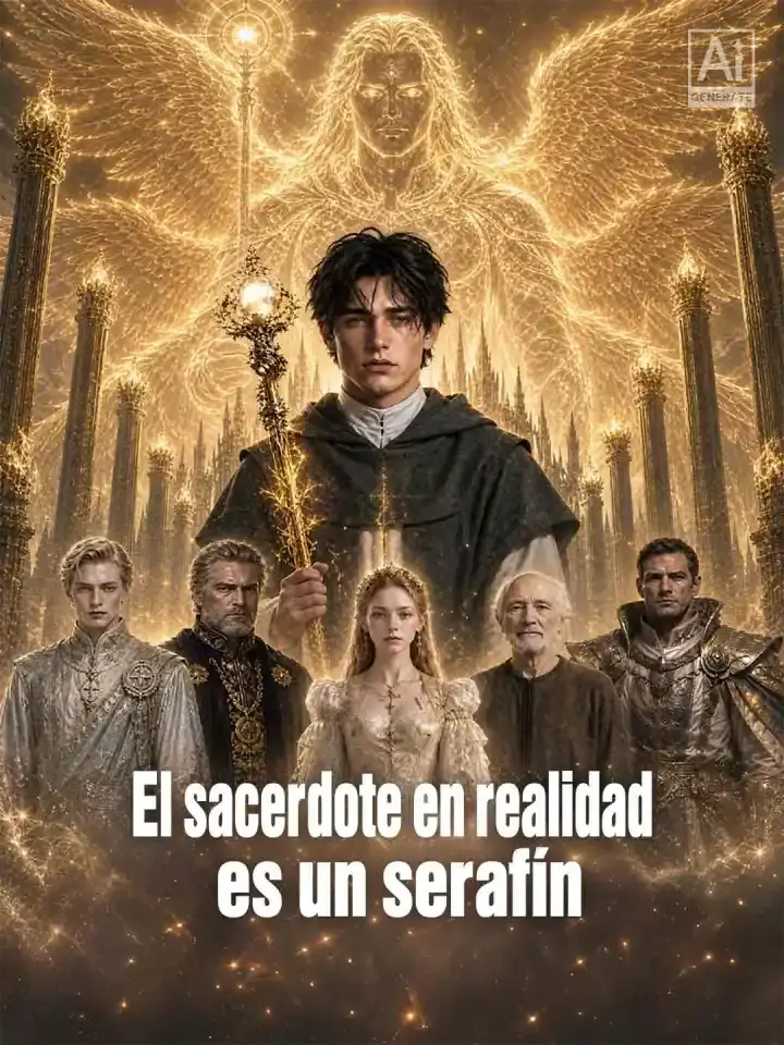 Portada de la miniserie El sacerdote en realidad es un serafín