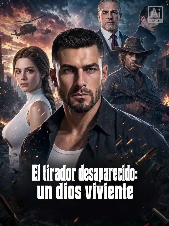Portada de la miniserie El tirador desaparecido: un dios viviente