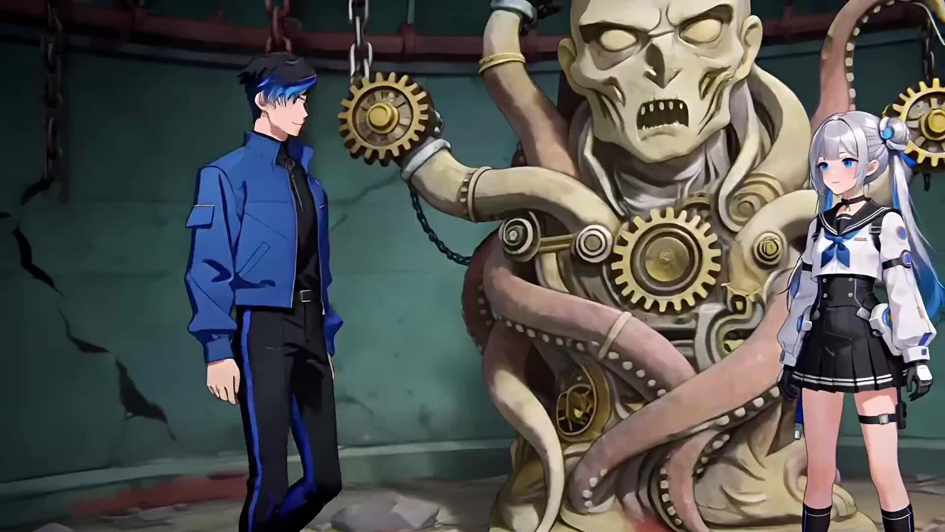 Episodio 29 de Era de chicas mecha: la belleza fría pide mejoras de noche
