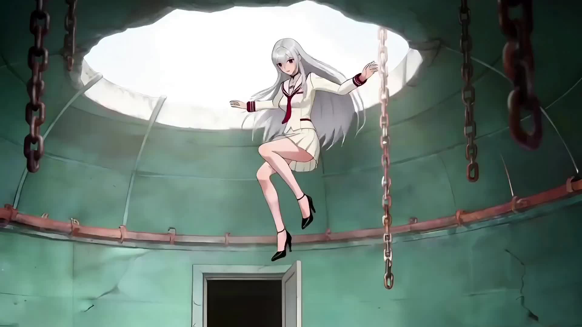 Episodio 31 de Era de chicas mecha: la belleza fría pide mejoras de noche
