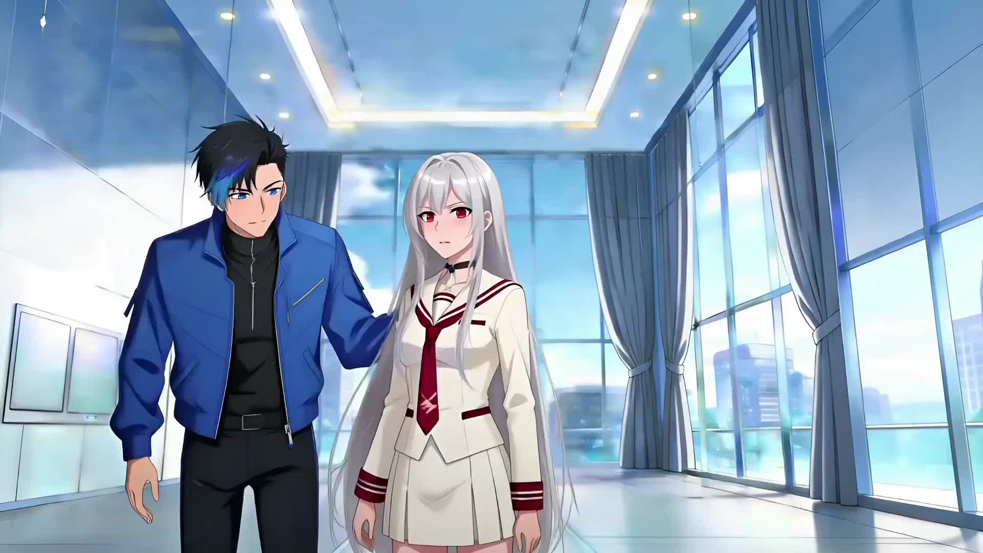 Episodio 32 de Era de chicas mecha: la belleza fría pide mejoras de noche