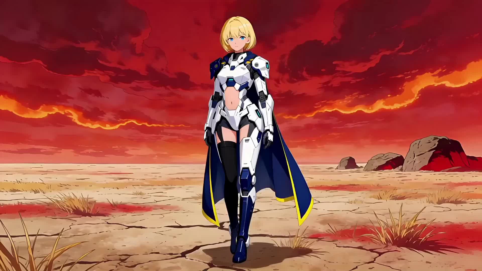 Episodio 53 de Era de chicas mecha: la belleza fría pide mejoras de noche