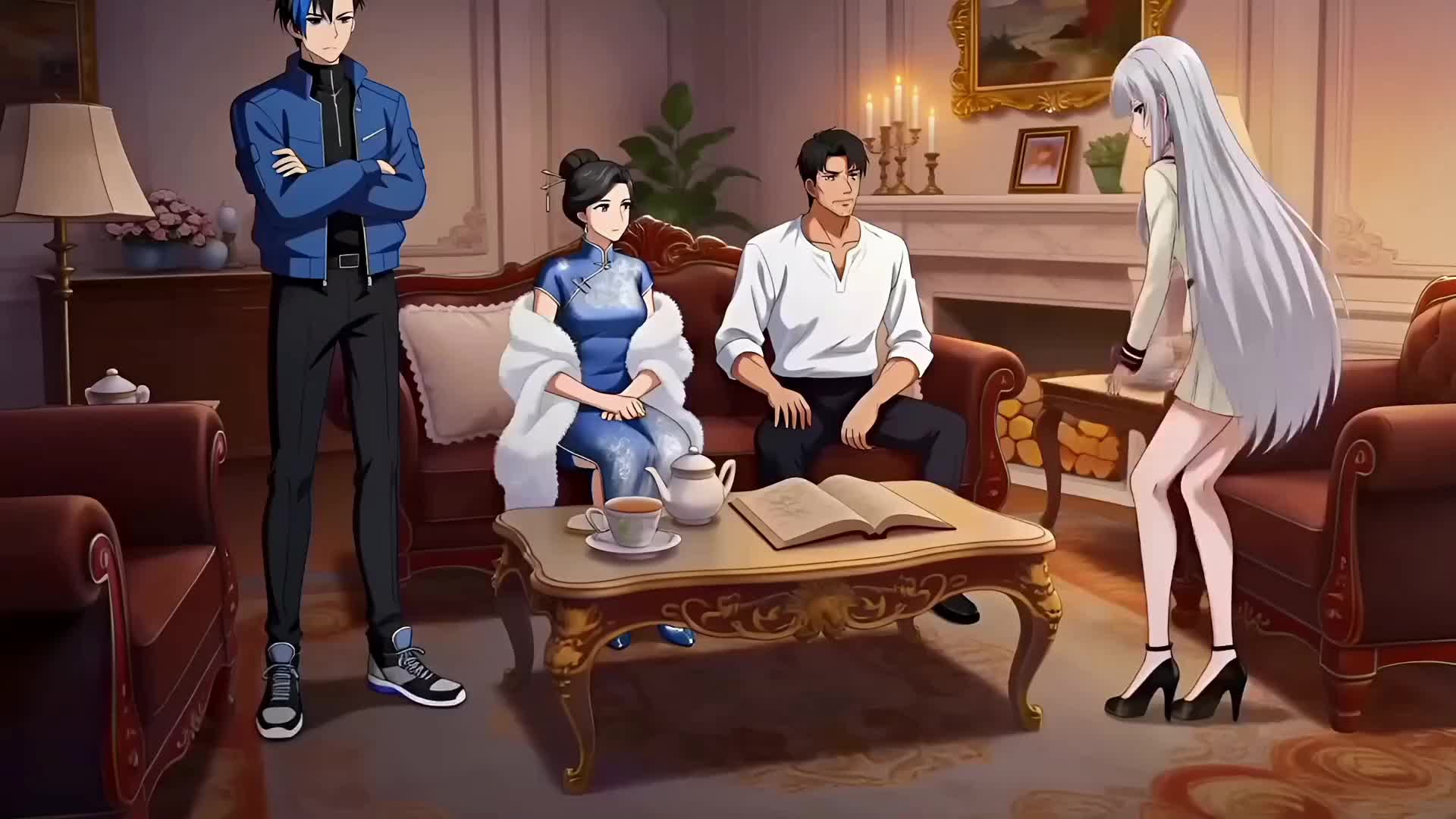 Episodio 57 de Era de chicas mecha: la belleza fría pide mejoras de noche