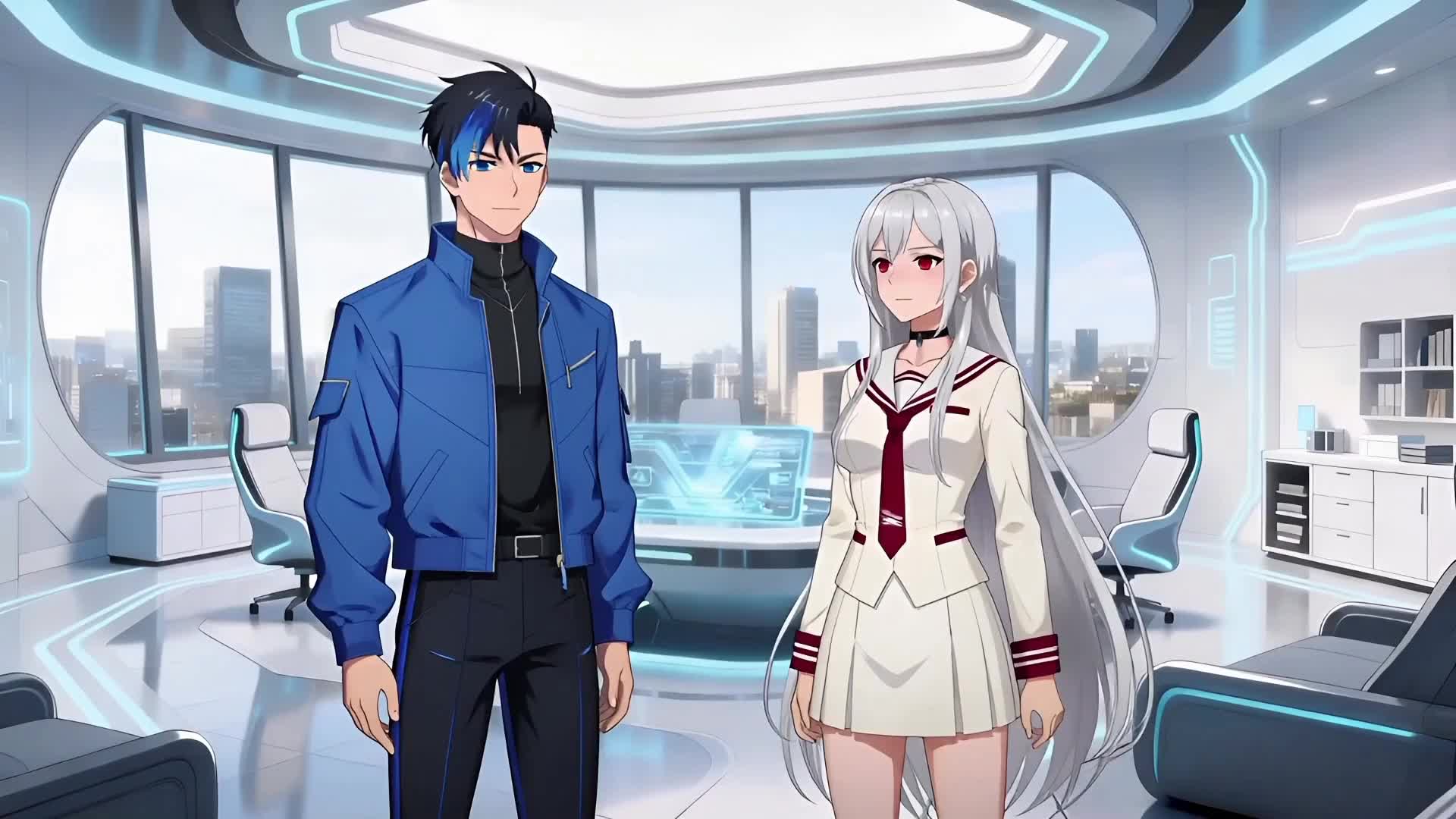 Episodio 7 de Era de chicas mecha: la belleza fría pide mejoras de noche