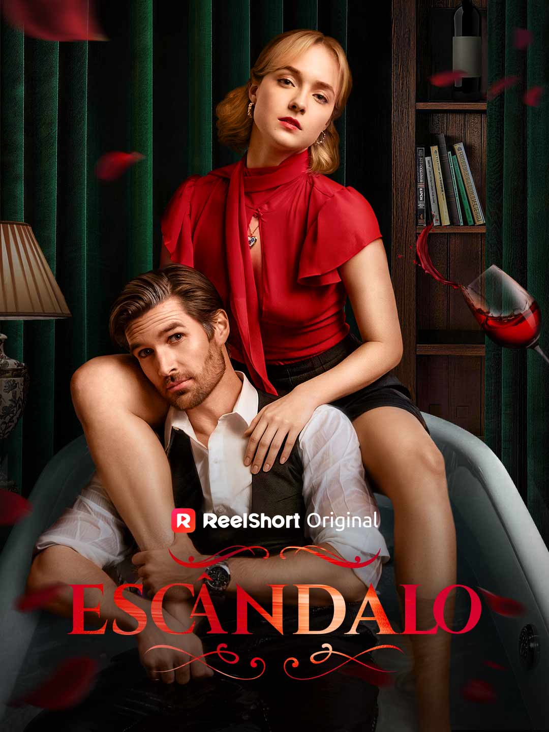 Capa da minissérie Escândalo