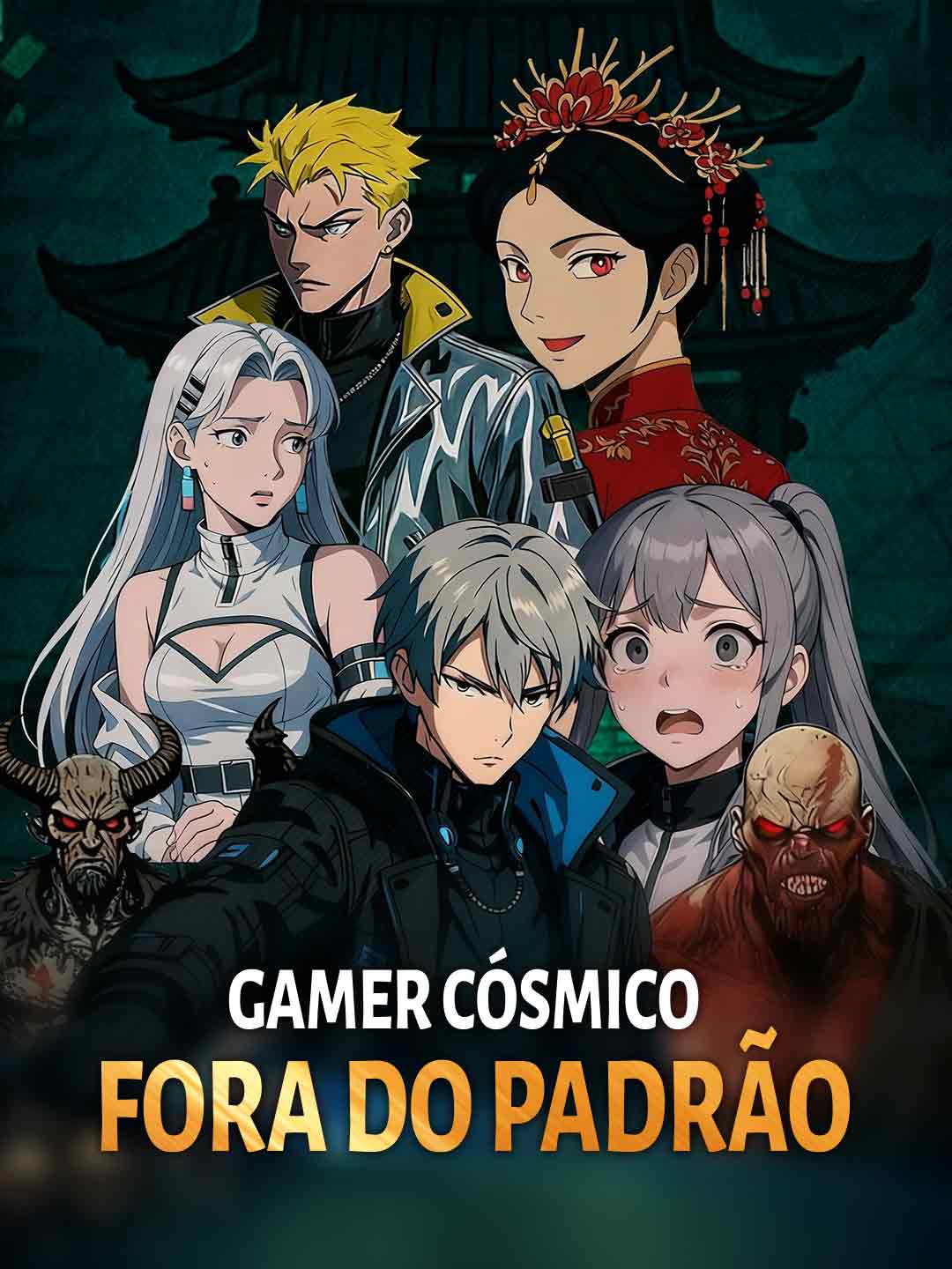 Capa da minissérie Gamer cósmico fora do padrão