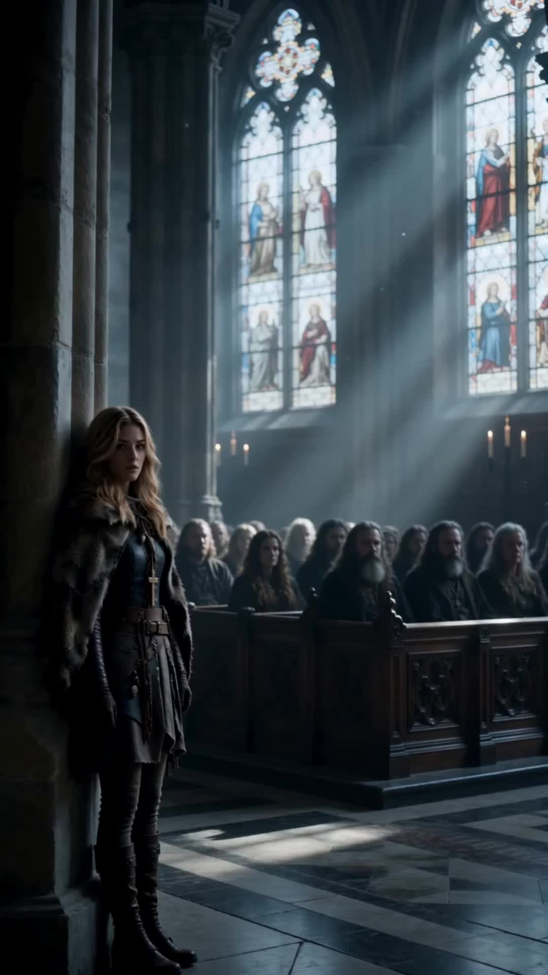 Episode 11 of He Made Me Kneel Before the Fake Saintess