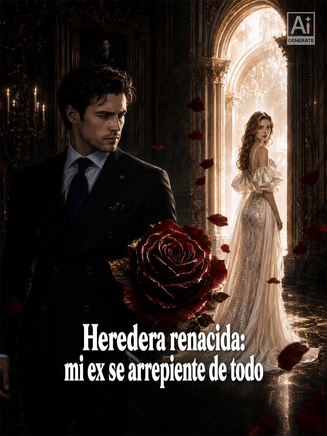 Portada de la miniserie Heredera renacida: mi ex se arrepiente de todo