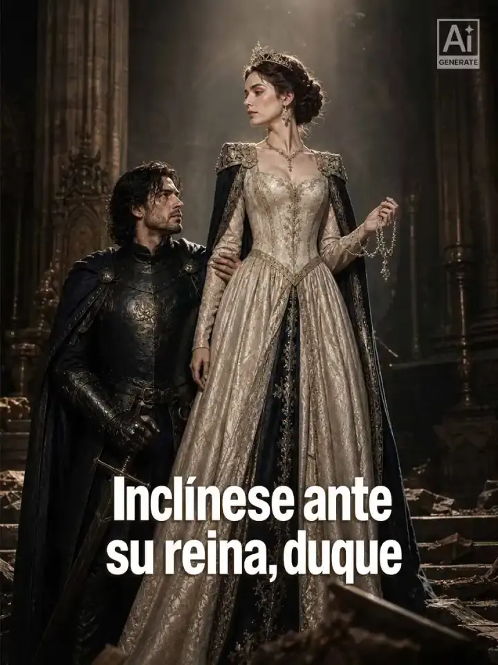 Portada de la miniserie Inclínese ante su reina, duque