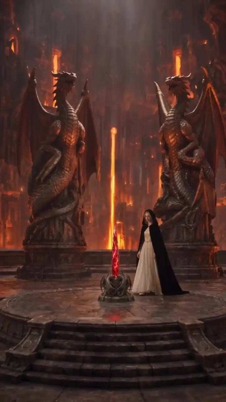 Episodio 10 de La doncella sacrificada al rey dragón