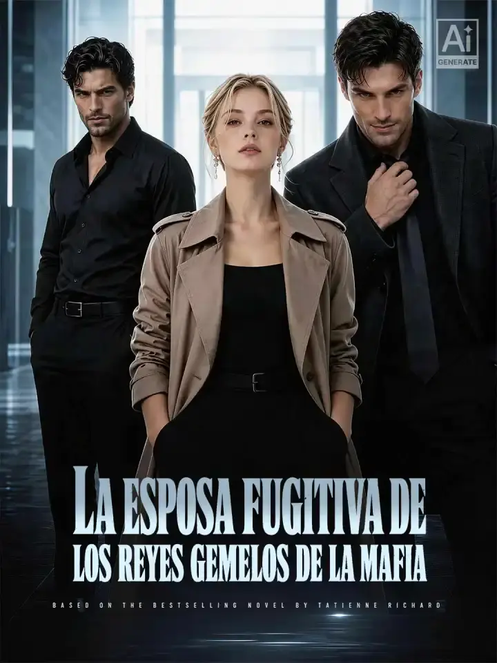 Portada de la miniserie La esposa fugitiva de los reyes gemelos de la mafia