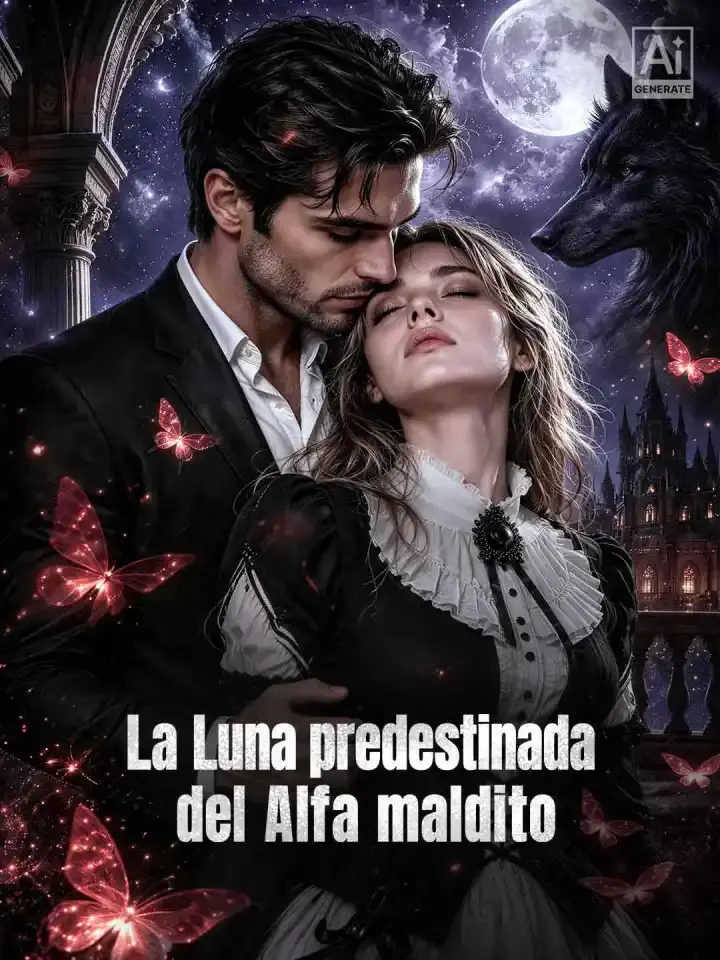 Portada de la miniserie La Luna predestinada del Alfa maldito