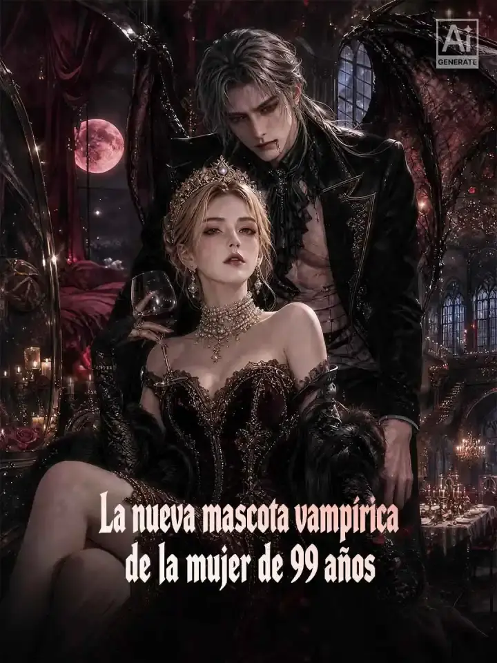 Portada de la miniserie La nueva mascota vampírica de la mujer de 99 años