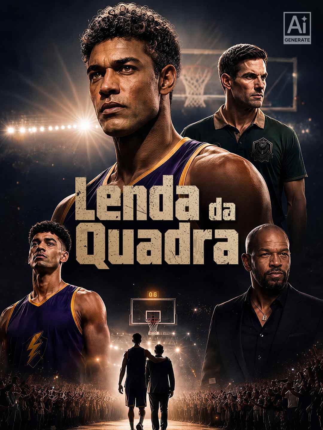 Capa da minissérie Lenda da Quadra