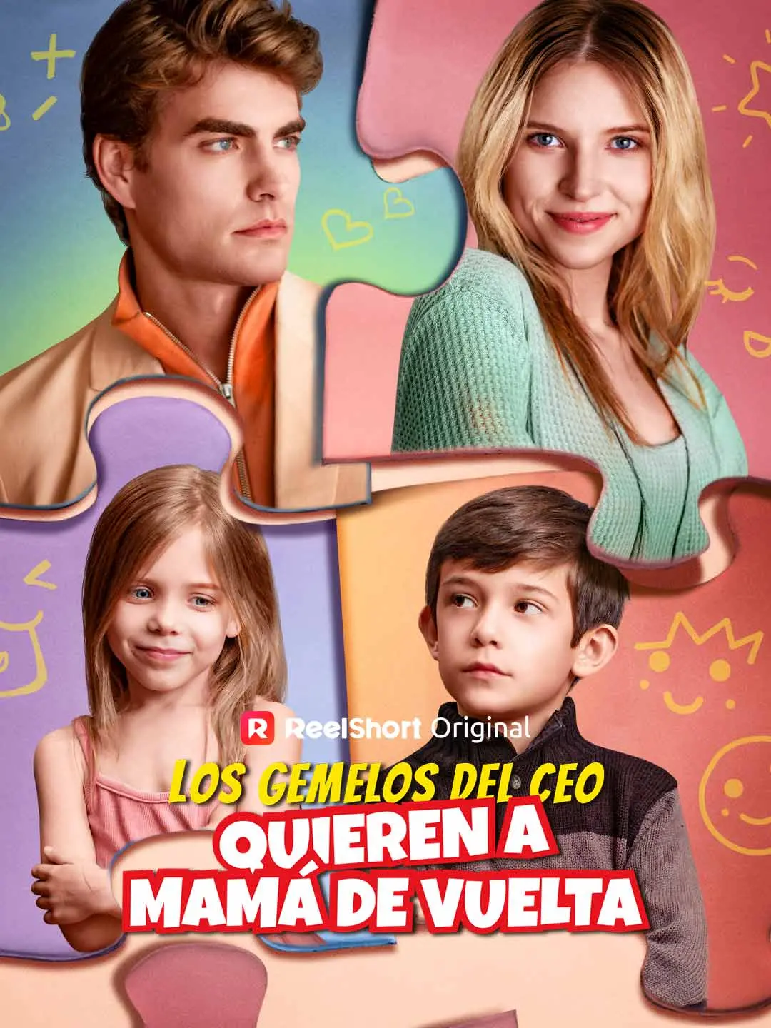 Portada de la miniserie Los Gemelos del CEO Quieren a Mamá de Vuelta