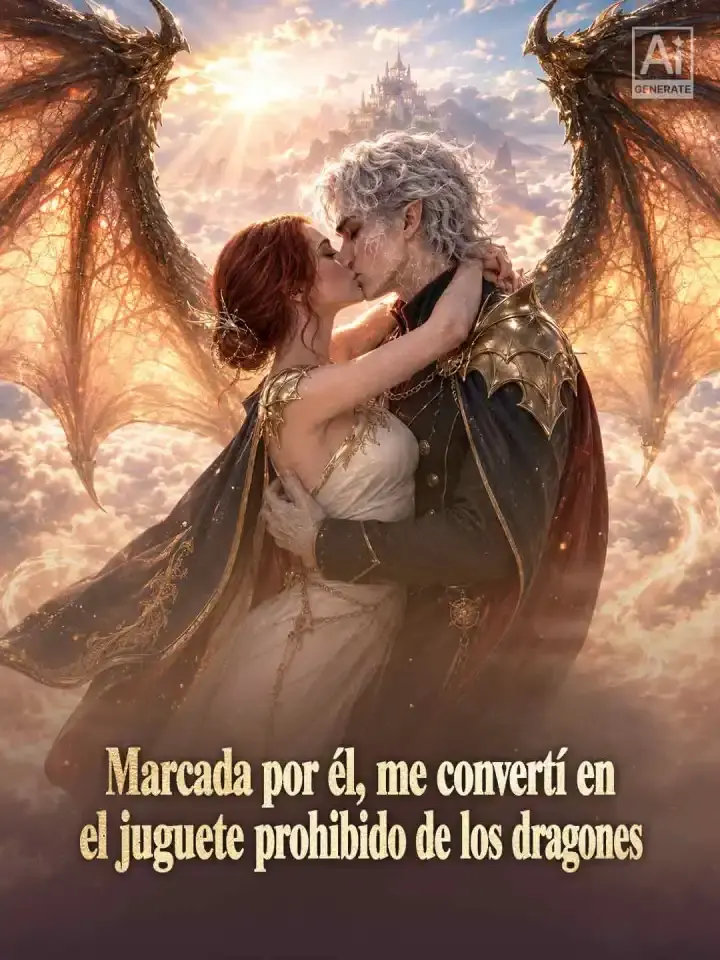 Portada de la miniserie Marcada por él, me convertí en el juguete prohibido de los dragones