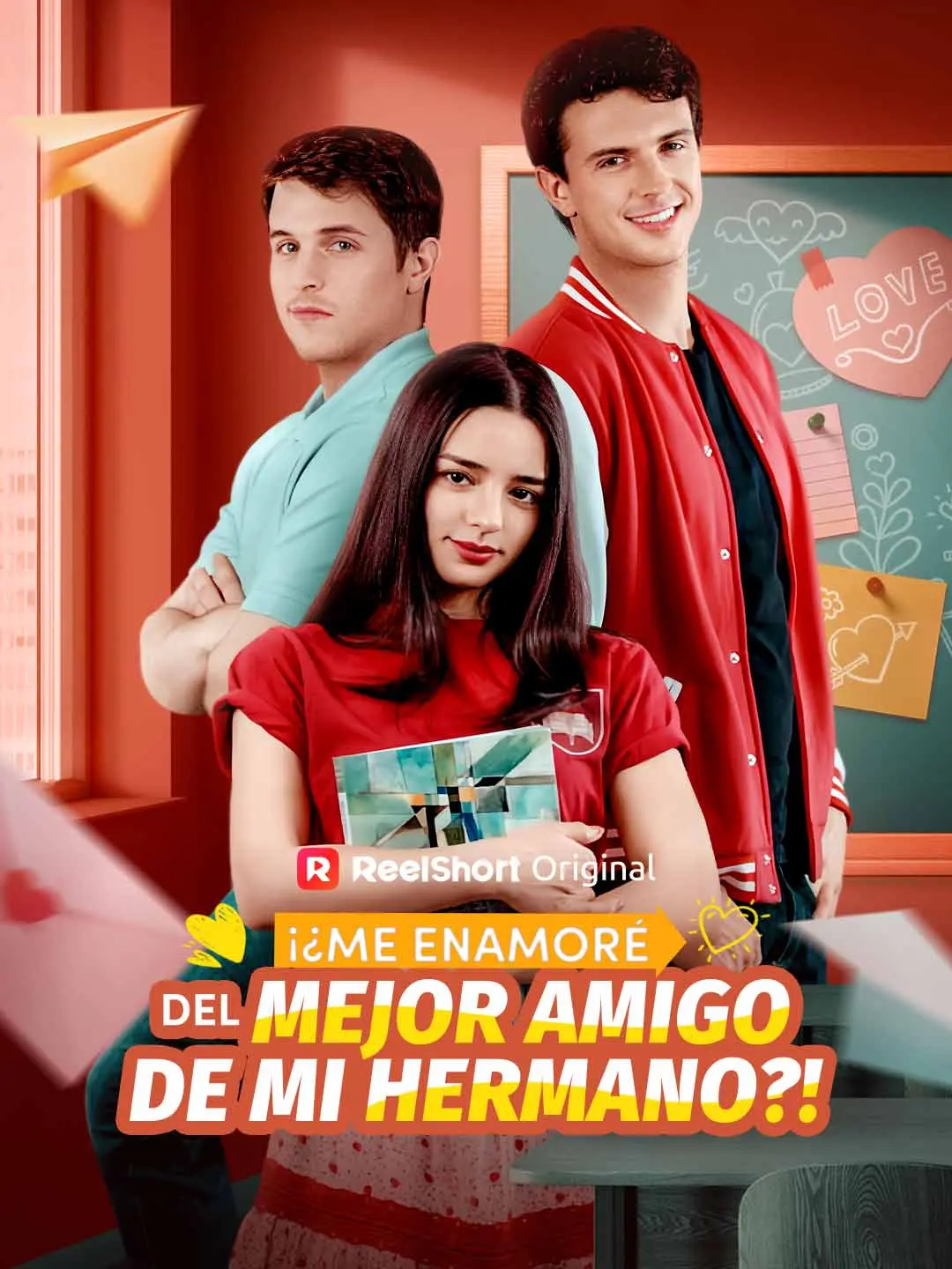 Portada de la miniserie ¡¿Me Enamoré del Mejor Amigo de Mi Hermano?!