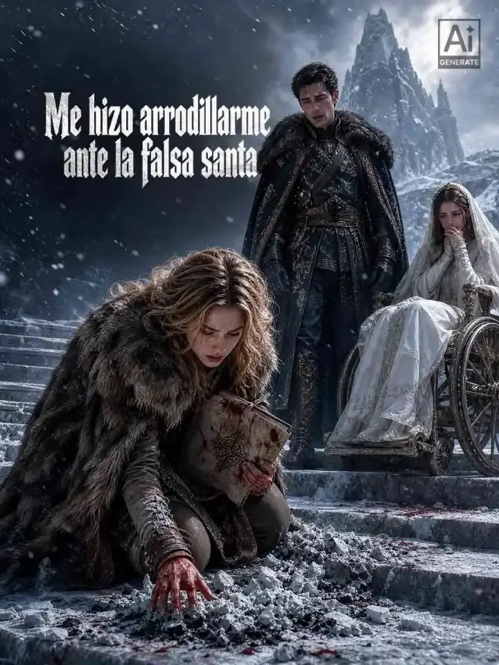 Portada de la miniserie Me hizo arrodillarme ante la falsa santa