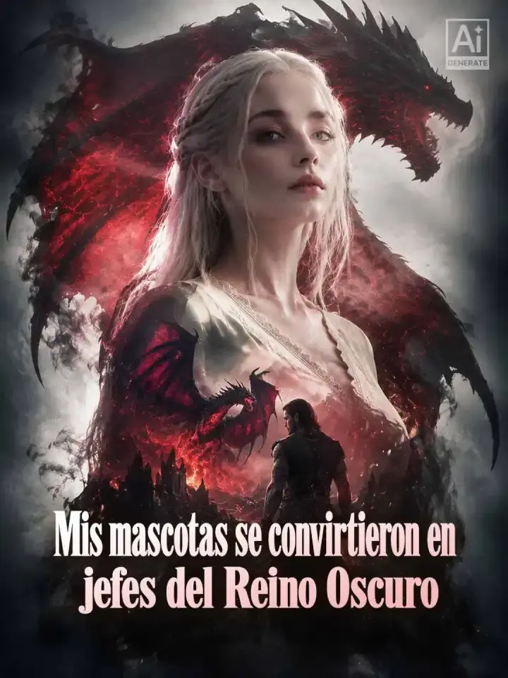 Portada de la miniserie Mis mascotas se convirtieron en jefes del Reino Oscuro