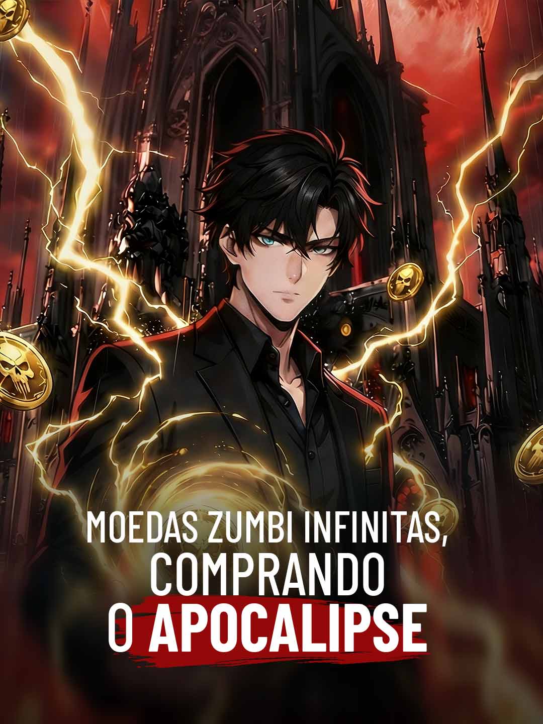 Capa da minissérie Moedas zumbi infinitas, comprando o apocalipse