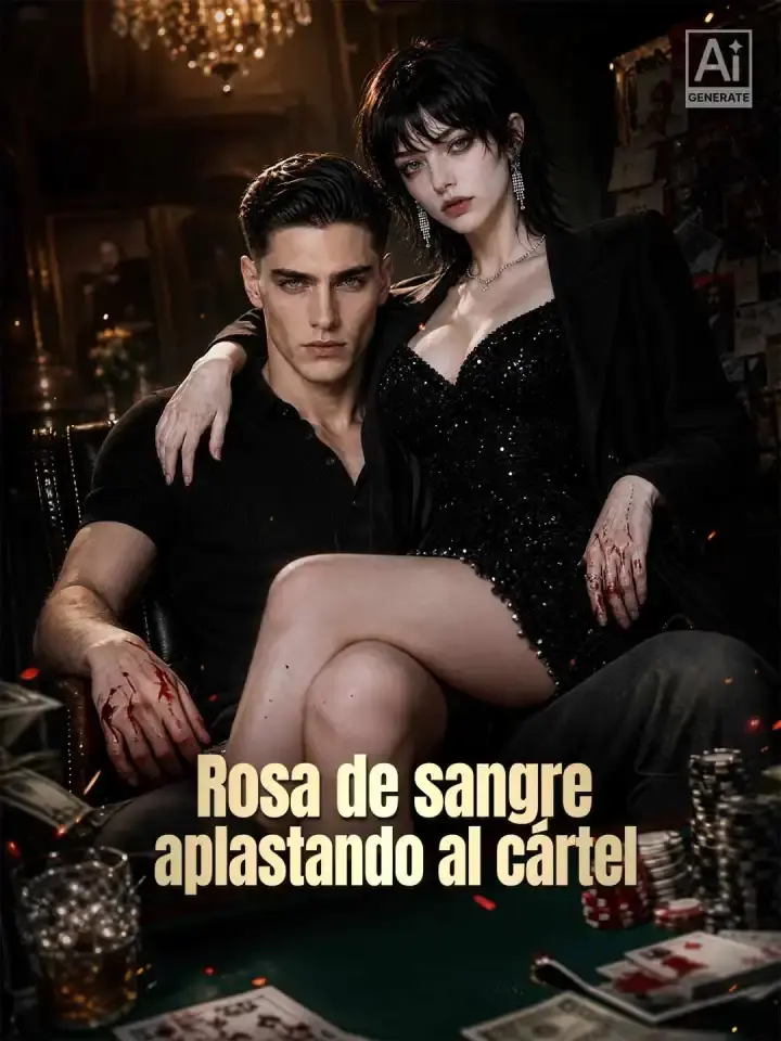Portada de la miniserie Rosa de sangre aplastando al cártel