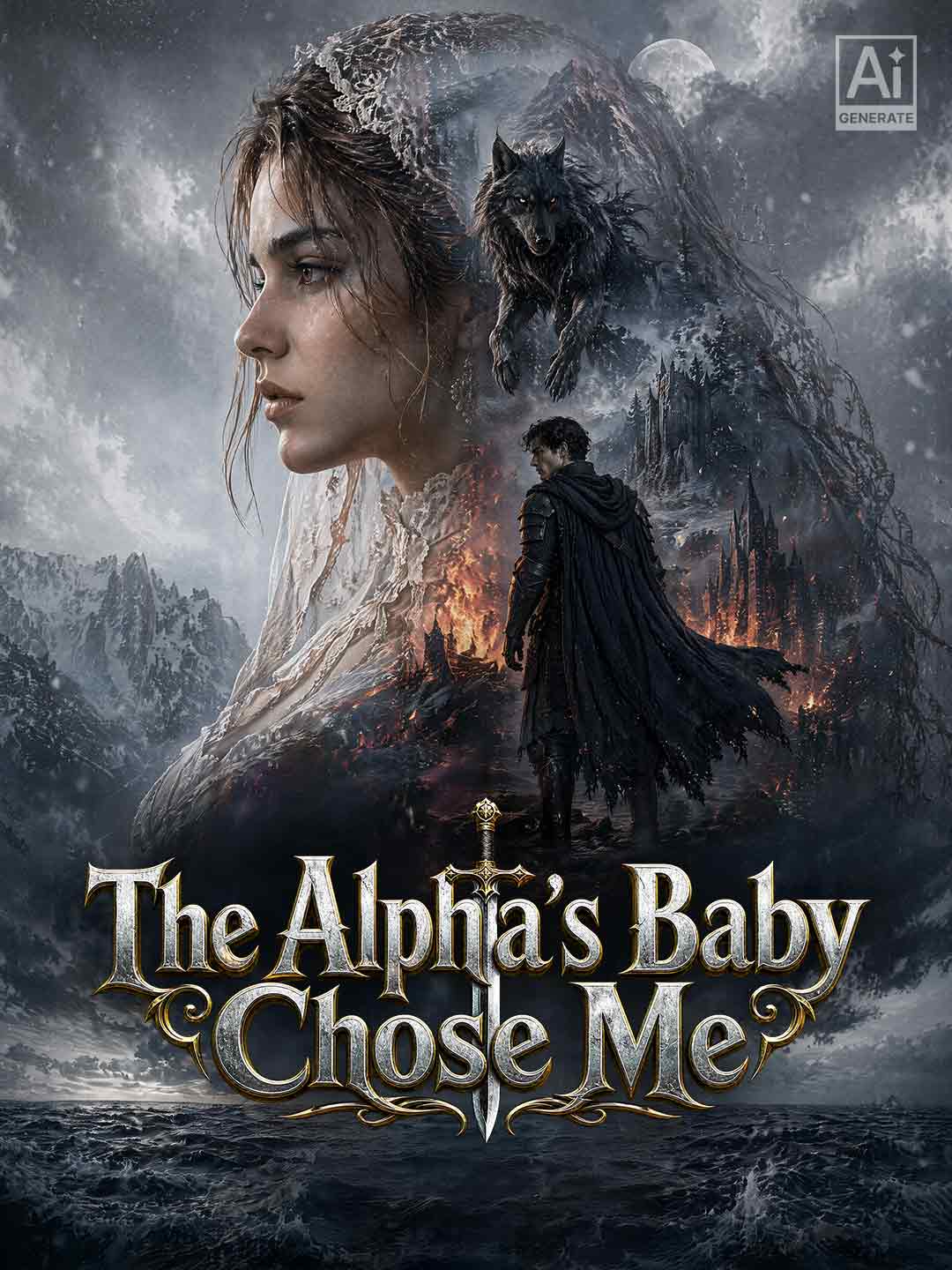 Cover of the miniseries The Alpha’s Baby Chose Me