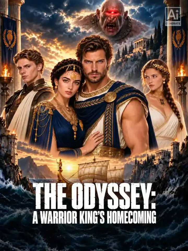 Cover of the miniseries The Odyssey: A Warrior King's Homecoming