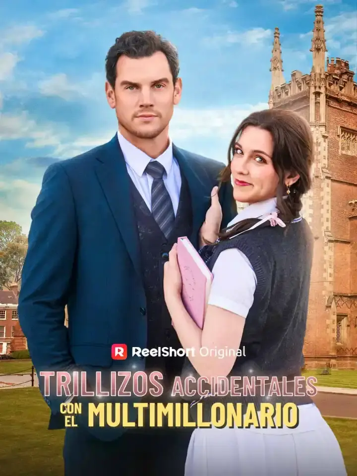 Portada de la miniserie Trillizos Accidentales con el Multimillonario