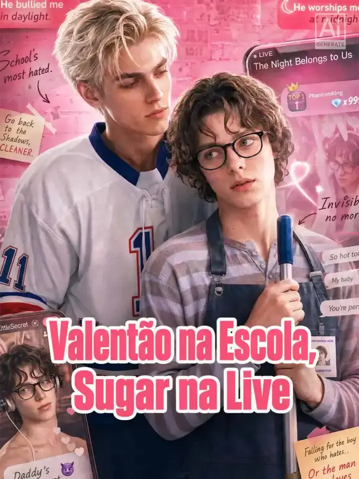 Capa da minissérie Valentão na Escola, Sugar na Live